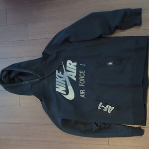 Nike Air Force 1 Hoodie in Black/Reflective